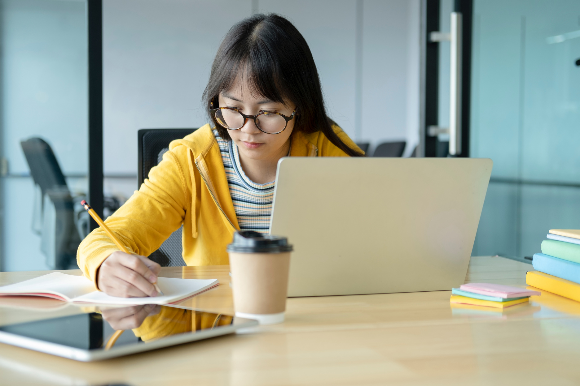 Student Studying Online    